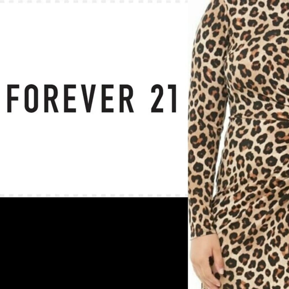 Forever 21 Leopard Print Maxi Dress
